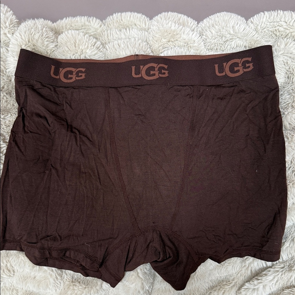 UGG Women’s Dark Brown Boxers size Medium - NWT